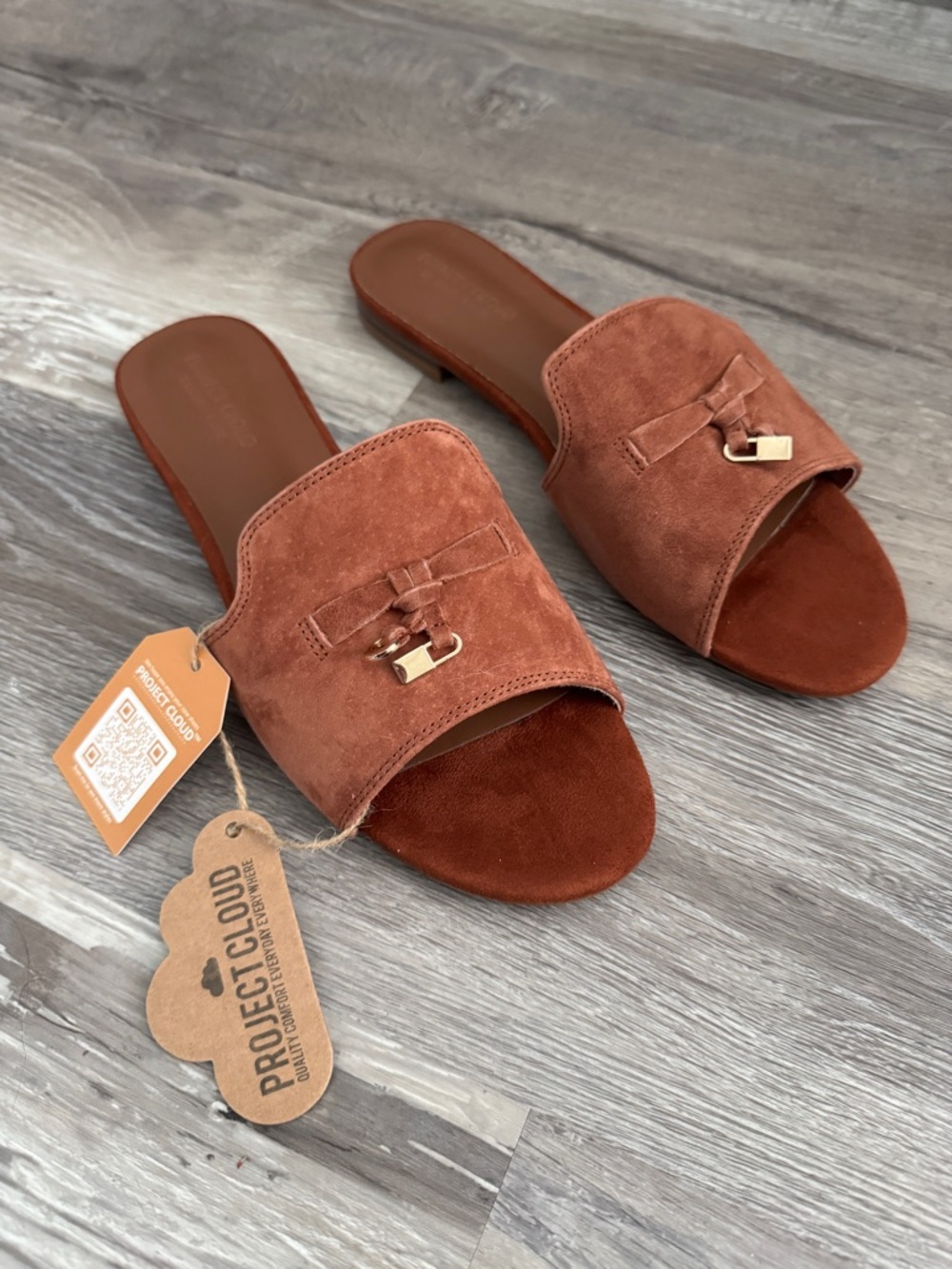 Project Cloud leather Suede Sandals size 8